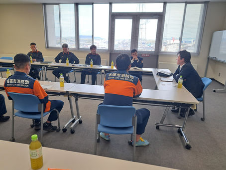 名張消防署・消防団との意見交換会を開催しました。
