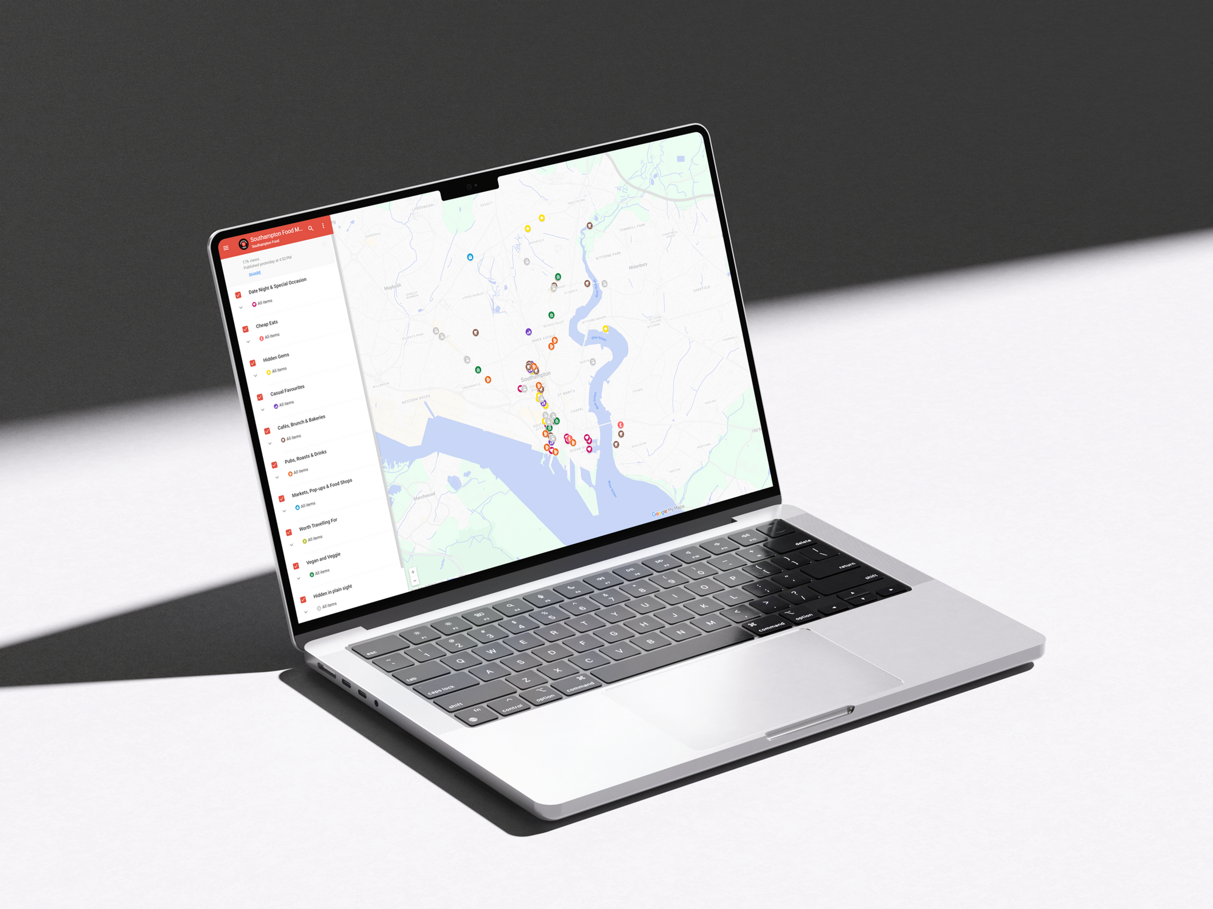 Southampton Food Map