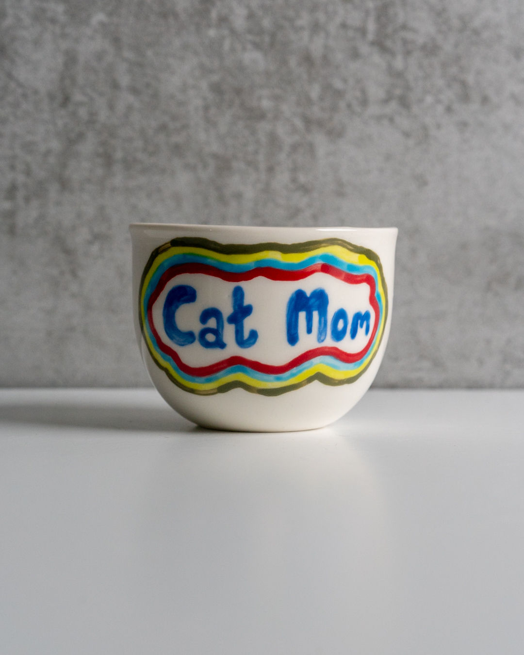 Cat Mom Porselen Bardak