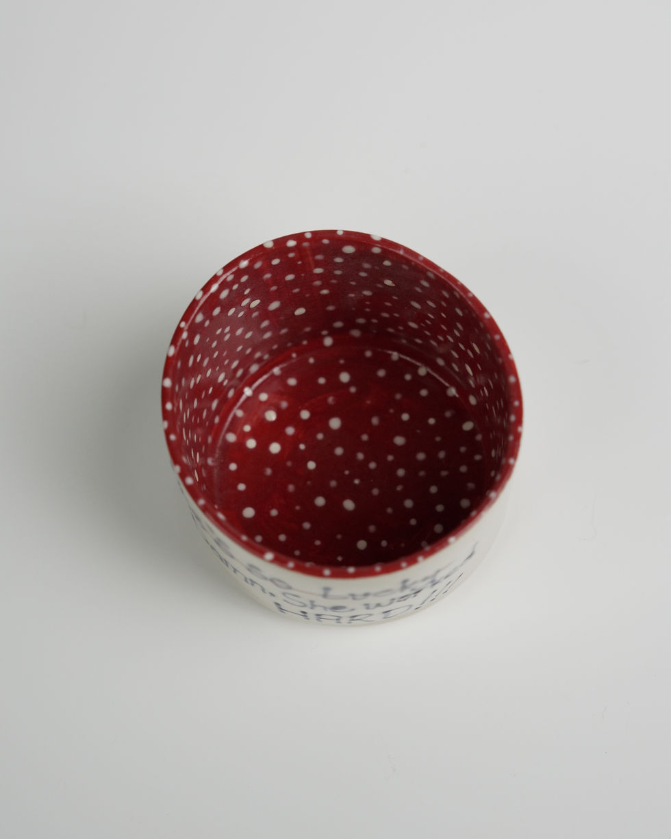 Küçük resim: She's So Lucky Stoneware Bardak