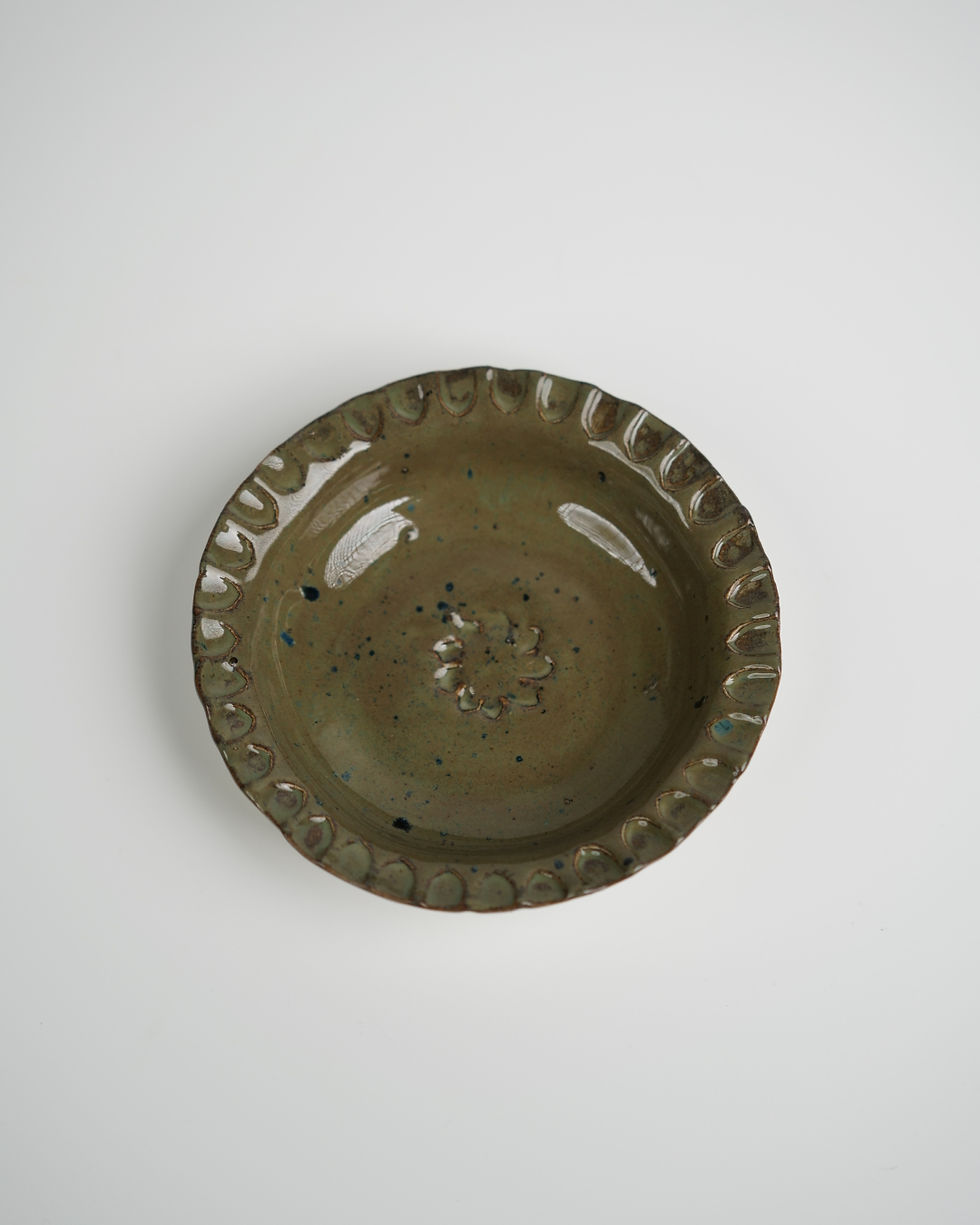 Yeşil Seramik Meze Tabağı