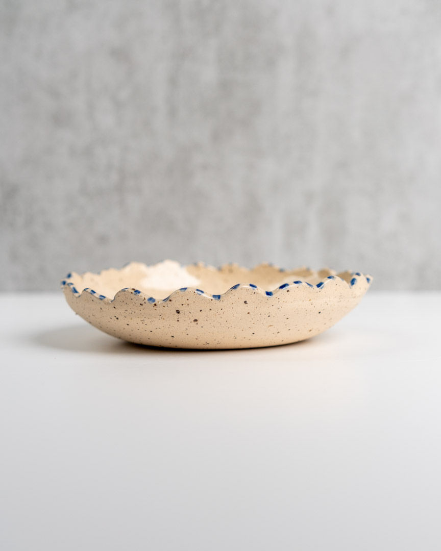 Küçük resim: Limon Desenli Seramik Yemek Tabağı