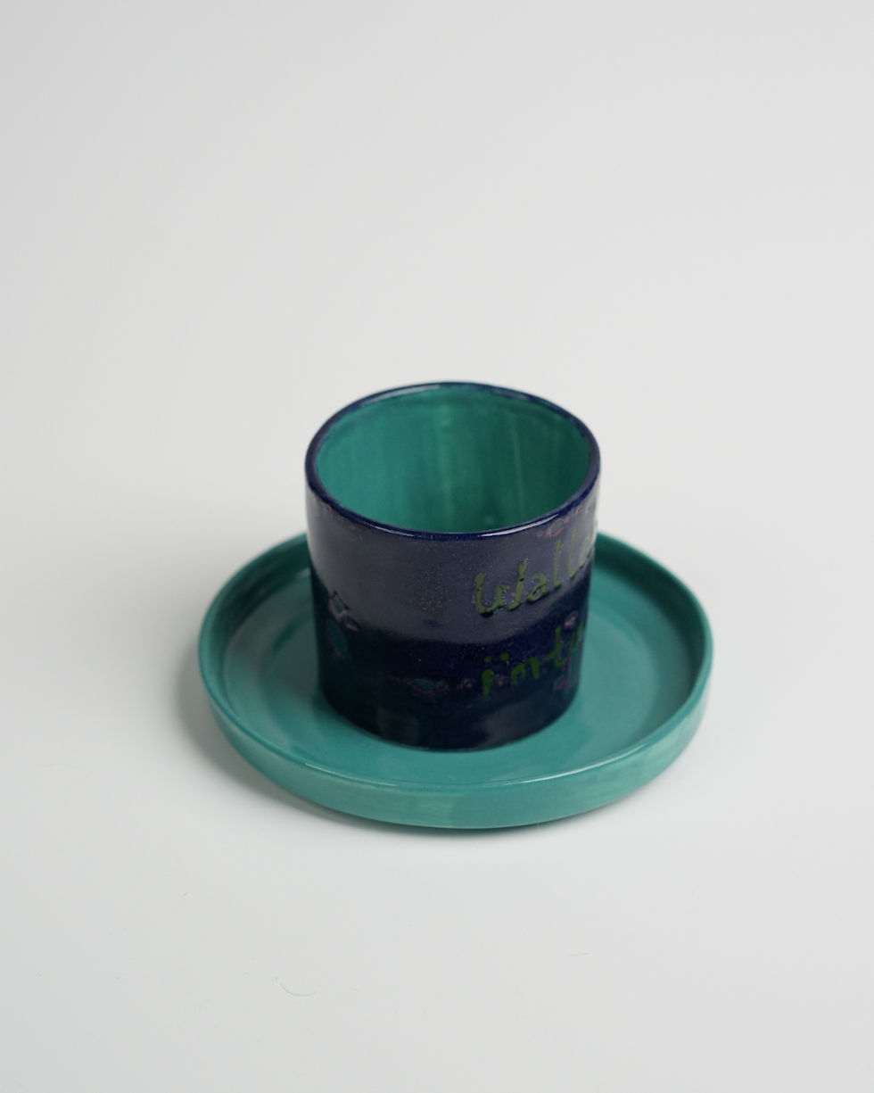 Wallahi I'm Tired Stoneware Fincan ve Altlık