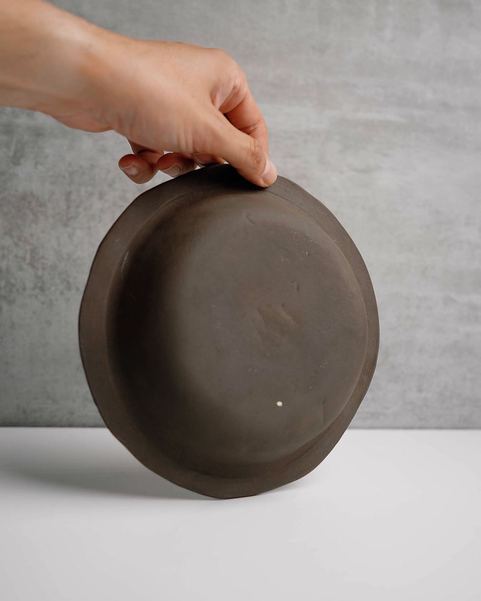 Küçük resim: Eskitme Stoneware Yemek Tabağı