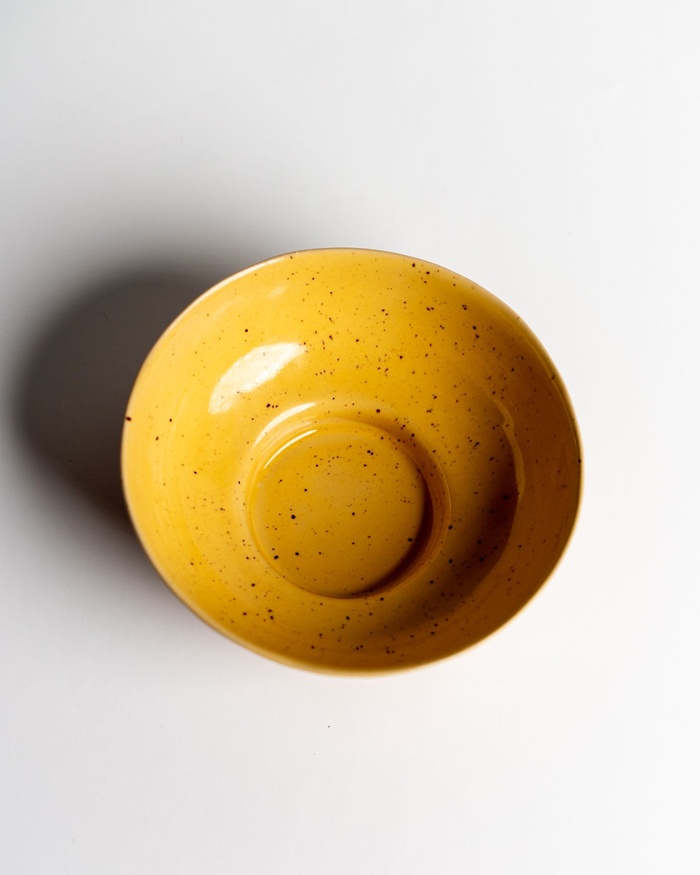 Küçük resim: Sarı Porselen Kase