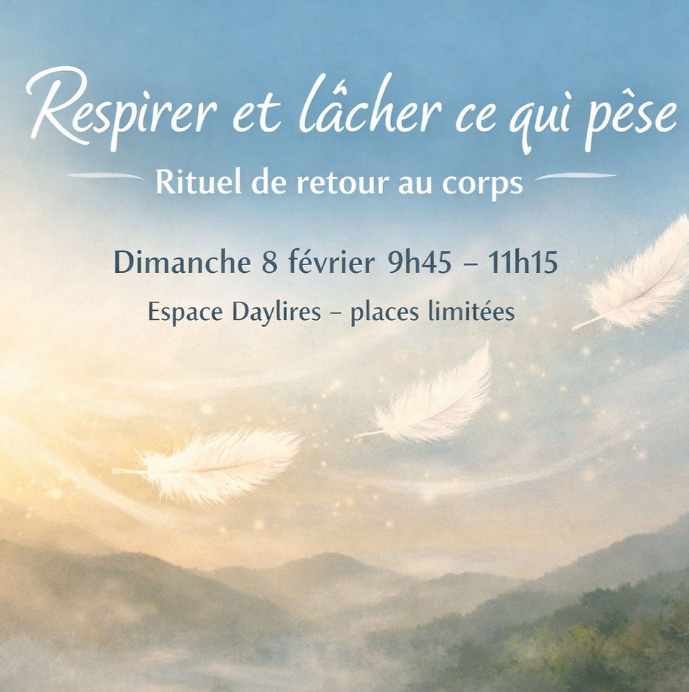Rituel retour au corps - Respirer & relâcher ce qui pèse