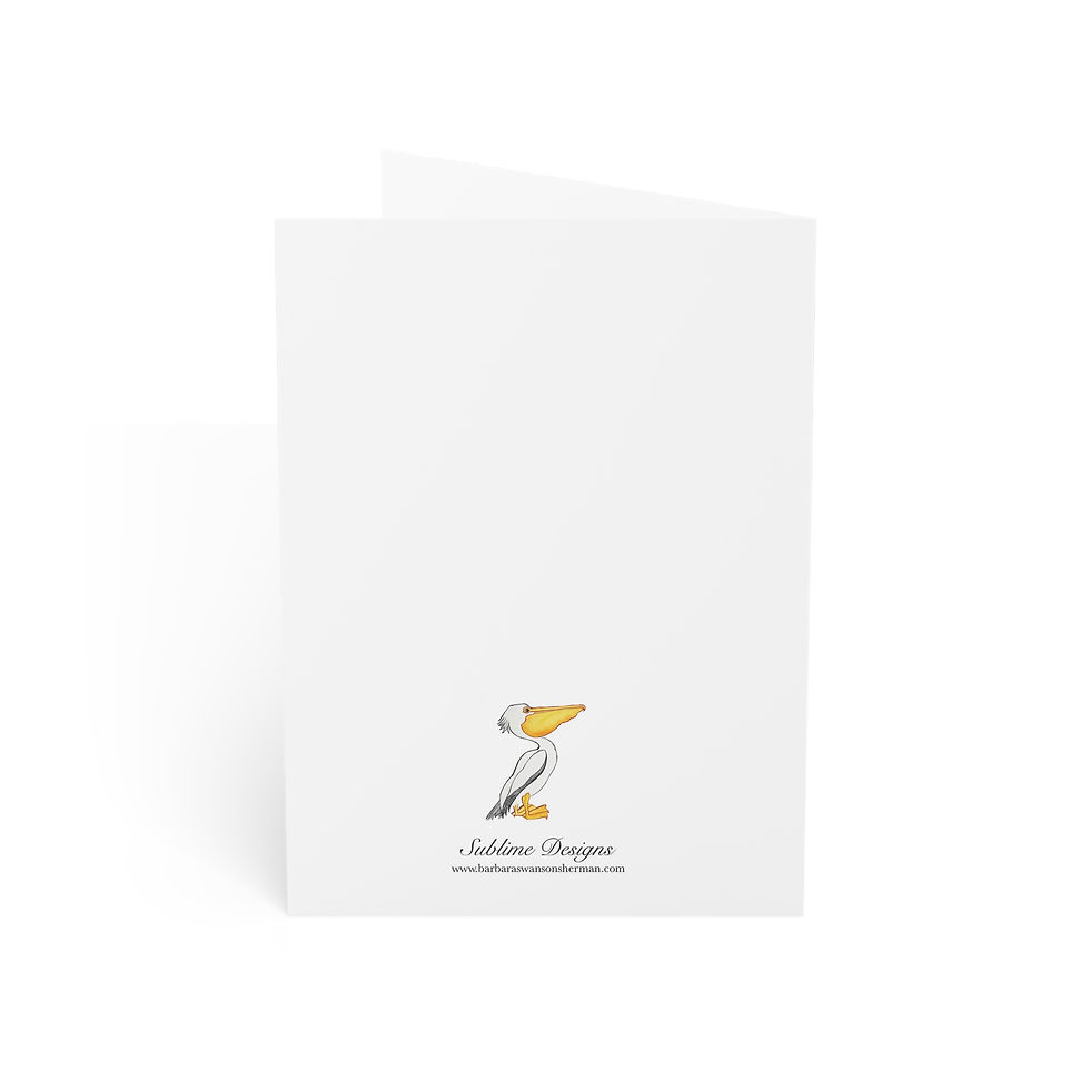 Thumbnail: Spring Tree Greeting Card, 5x7 inches (1 and 10 pieces)