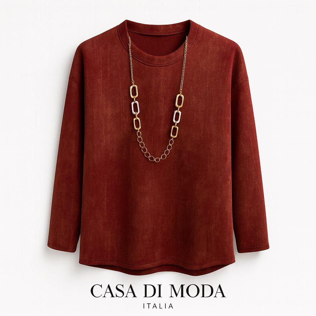 Elegant Chain Detail Blouse