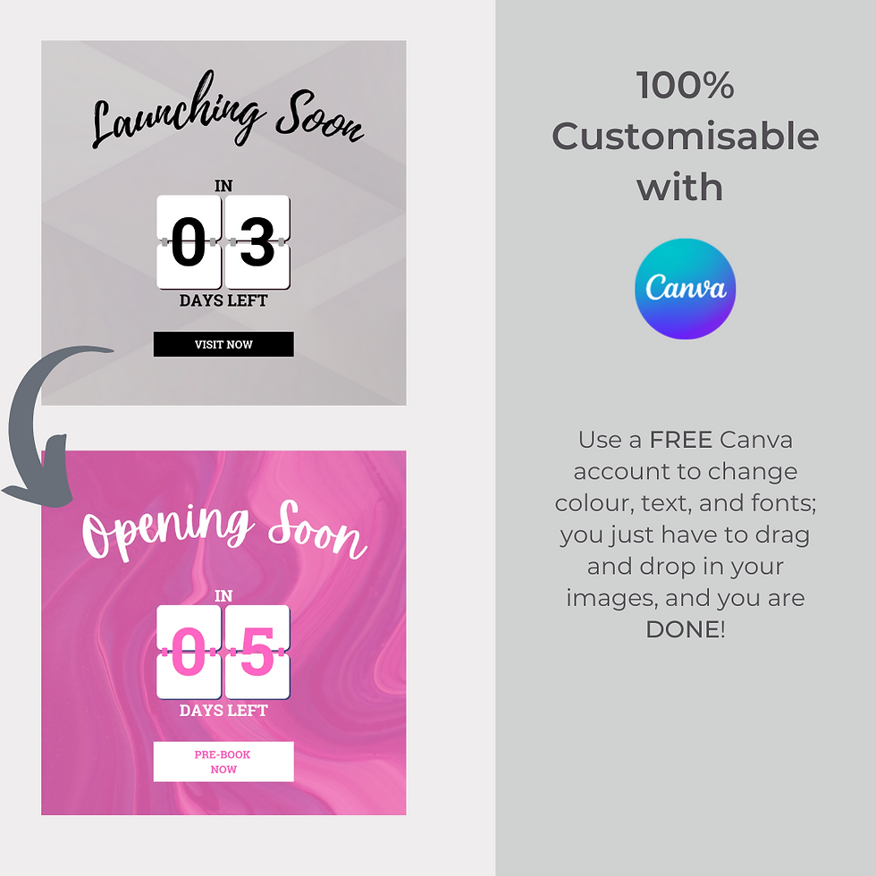 Thumbnail: 12 Festive and Occasion Designs - Canva Template - Silver White Colour