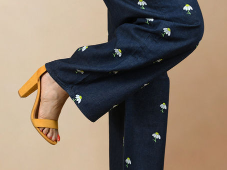 Tulips and Thread – Embroidered Floral Women’s Denim | Call 911 & Co