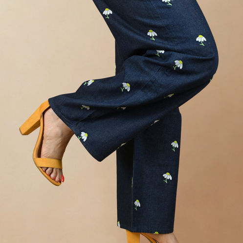 Tulips and Thread – Embroidered Floral Women’s Denim | Call 911 & Co