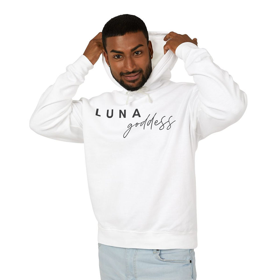 Thumbnail: Luna Goddess Lightweight Hooded Sweatshirt
