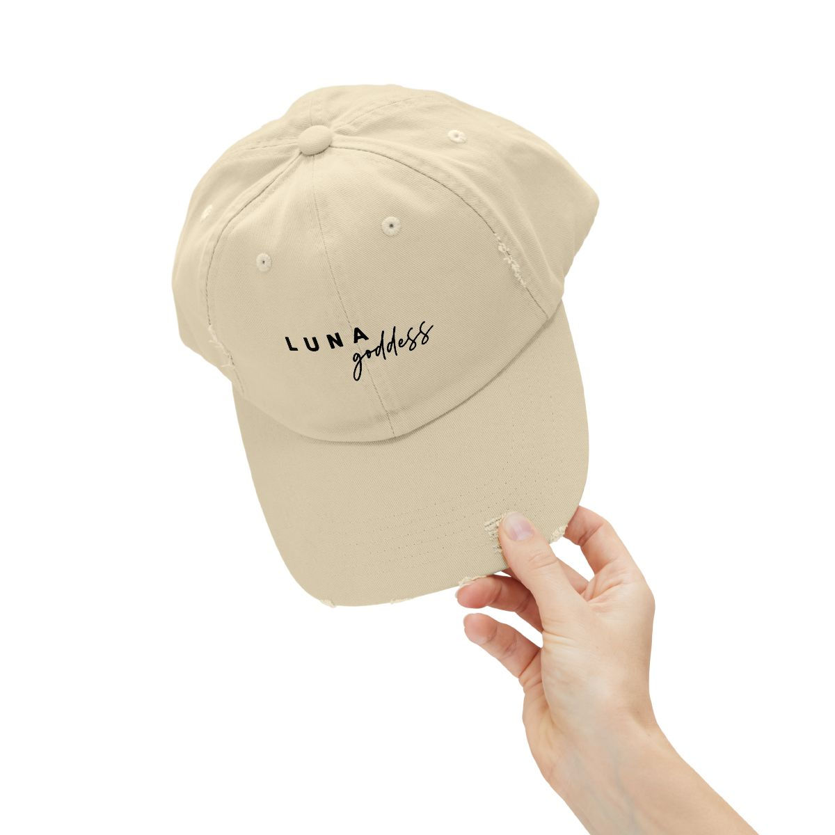 Luna Goddess Distressed Cap