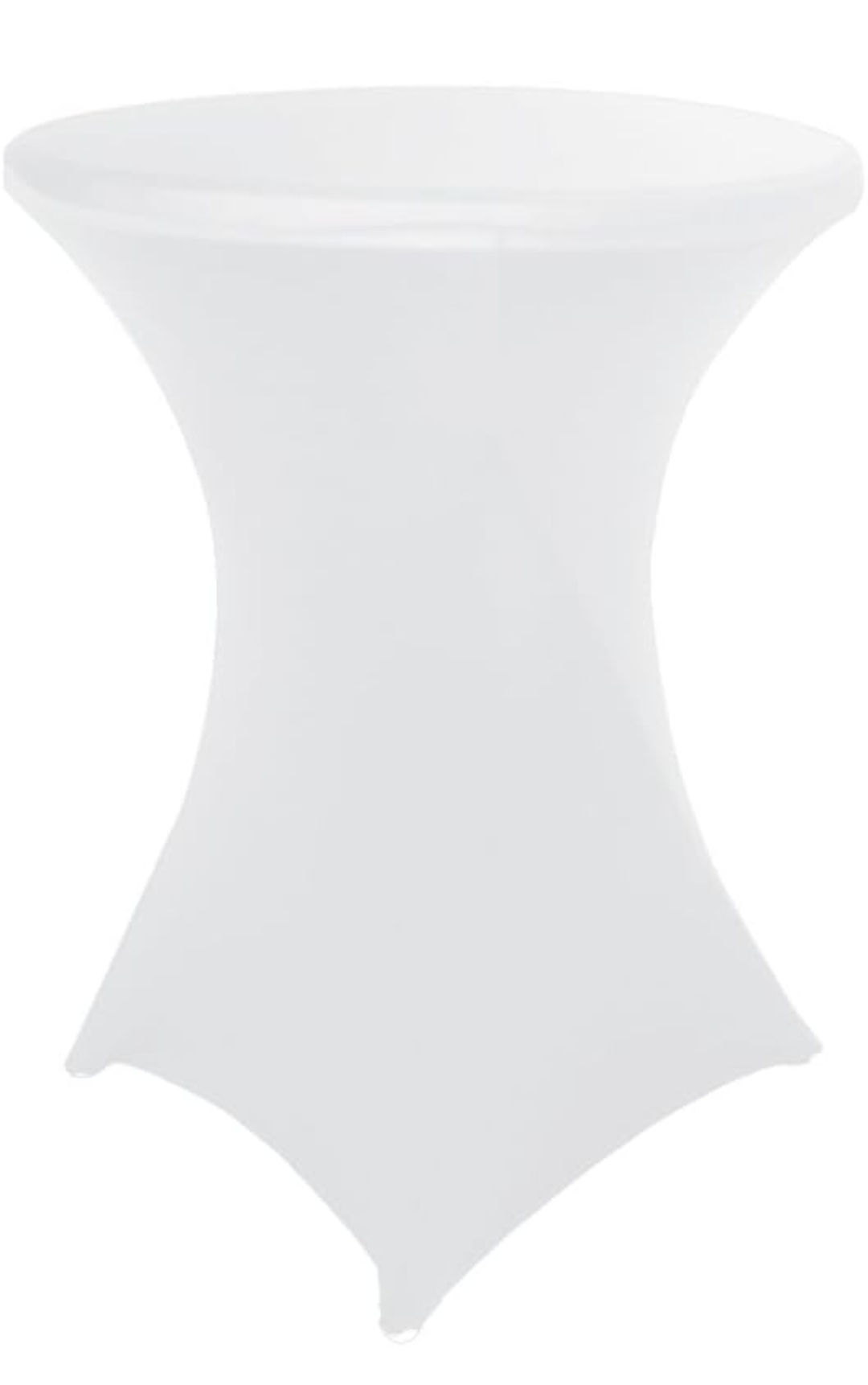 White Bistro/cocktail table cloth 32x43