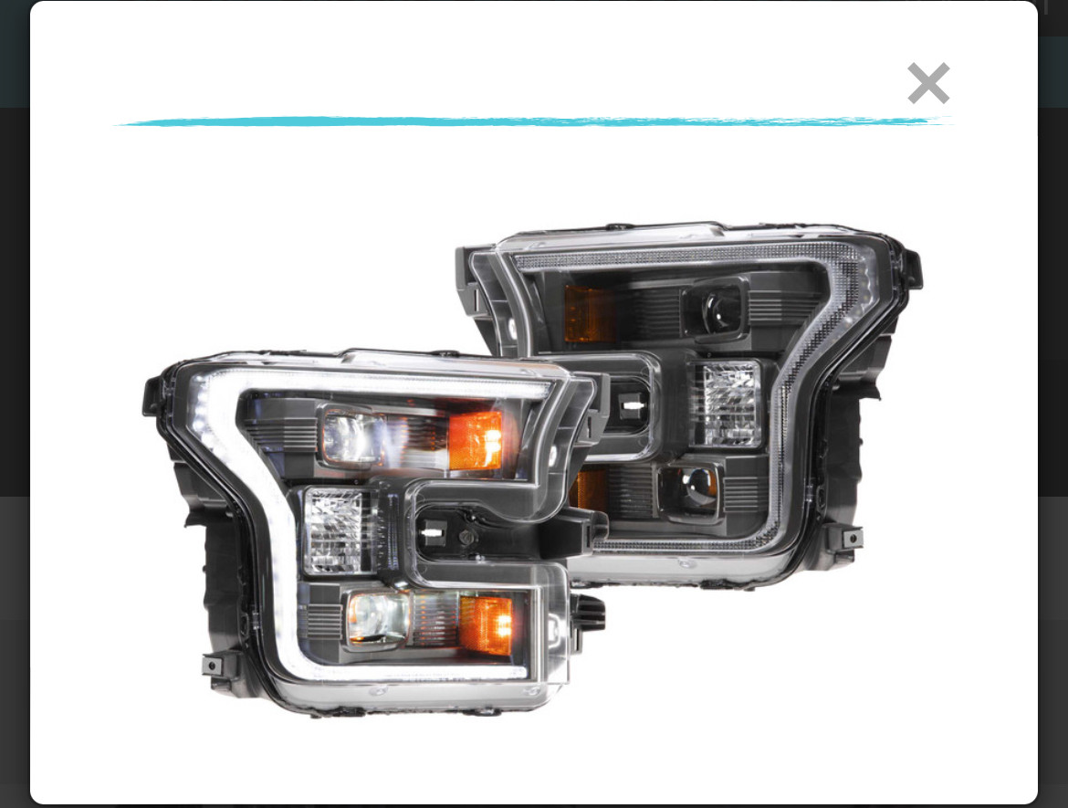 FORD F-150 (15-17): XB HYBRID LED HEADLIGHTS
