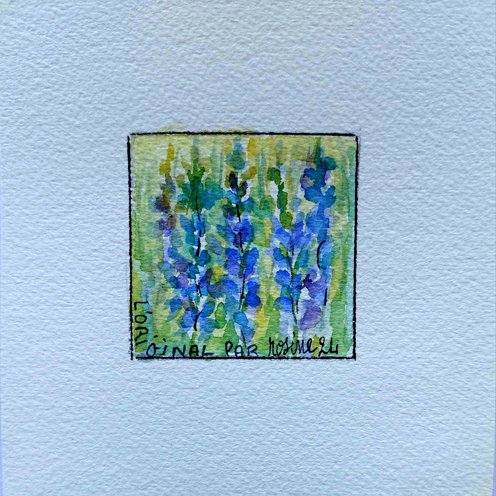 "Les petits carrés fleuris"