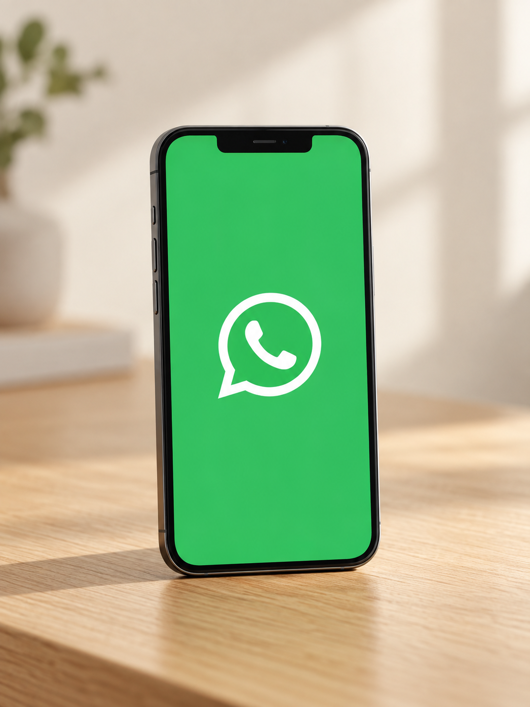 Phone displaying WhatsApp for contacting Olive3 TCM Clinic