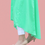 Thumbnail: Parrot Green Asymmetrical Kurta