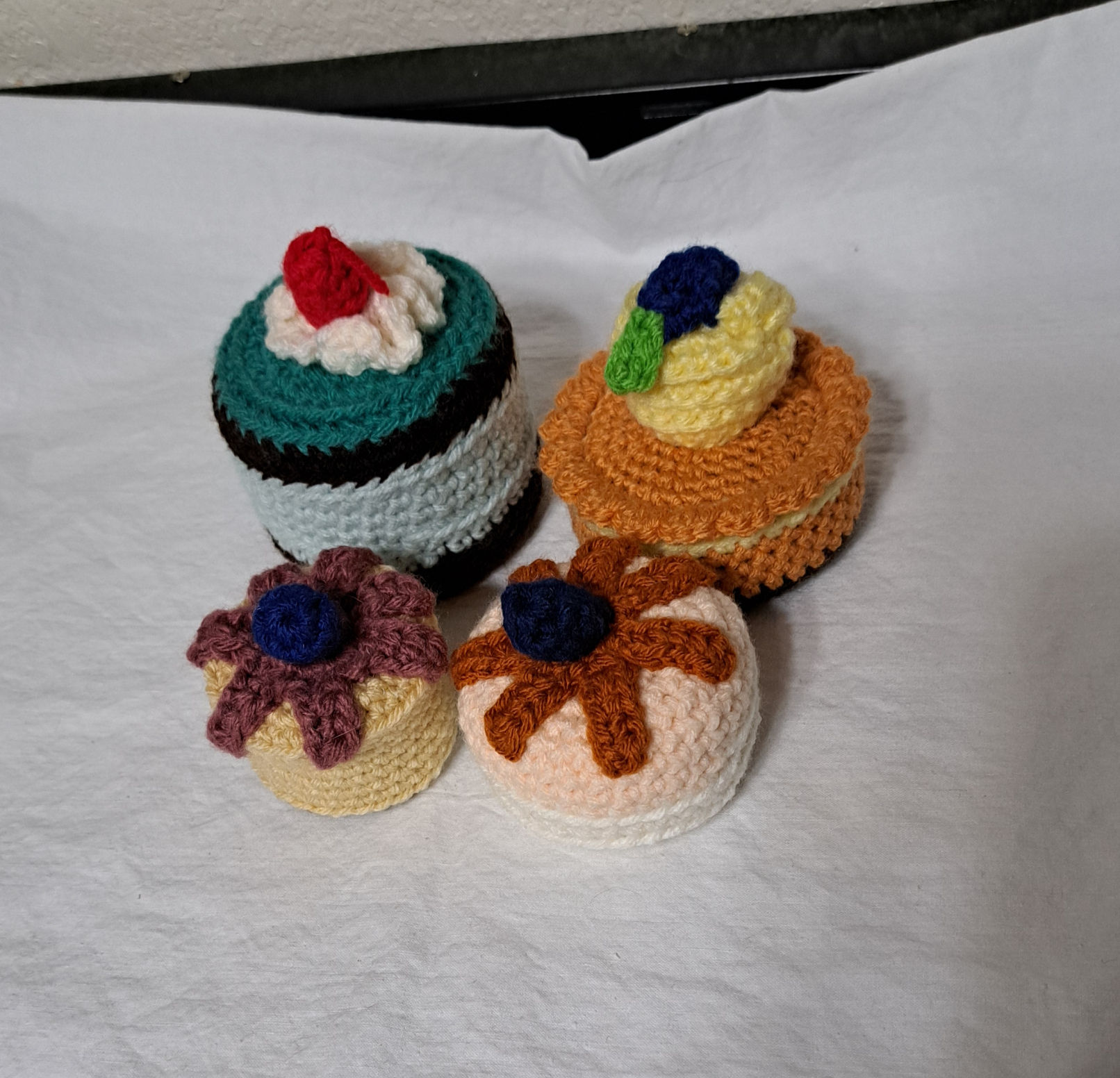 Assorted Large Petit Fours with Flowers