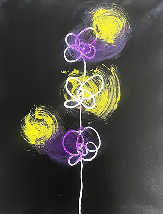 Plants in a Portal Hollyhock by artist Ken Kammal