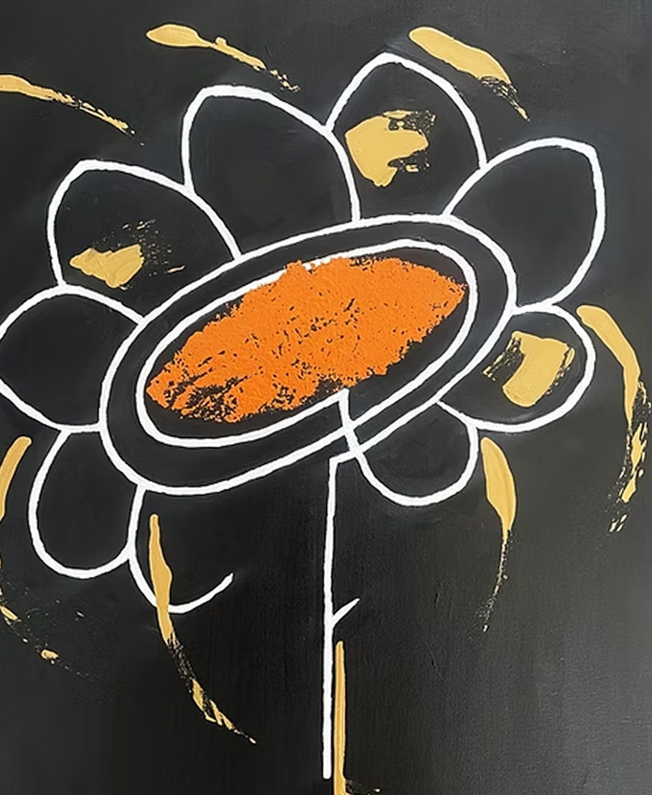 Plants in a Portal, Sunflower by Artist Ken Kammal