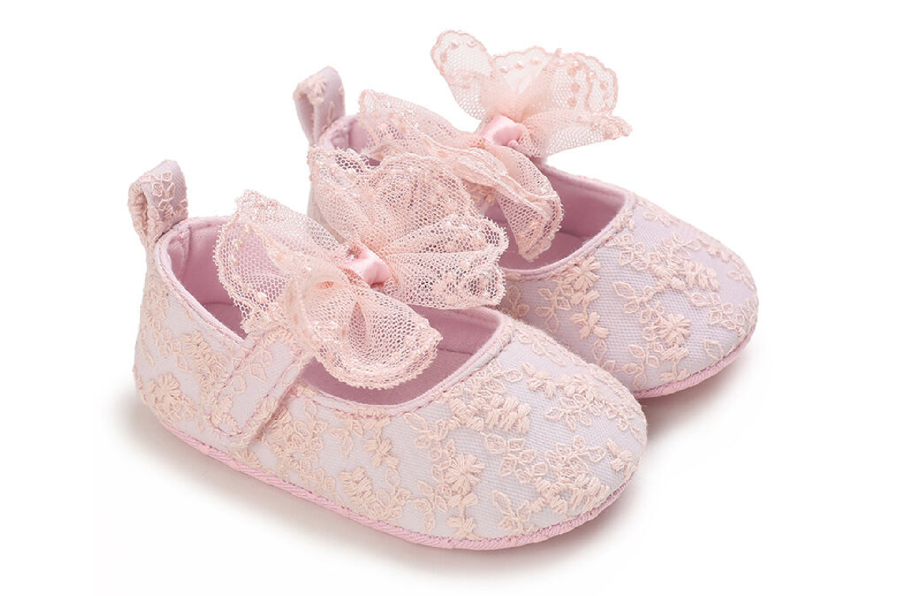 Purple & Pink Lace Shoes