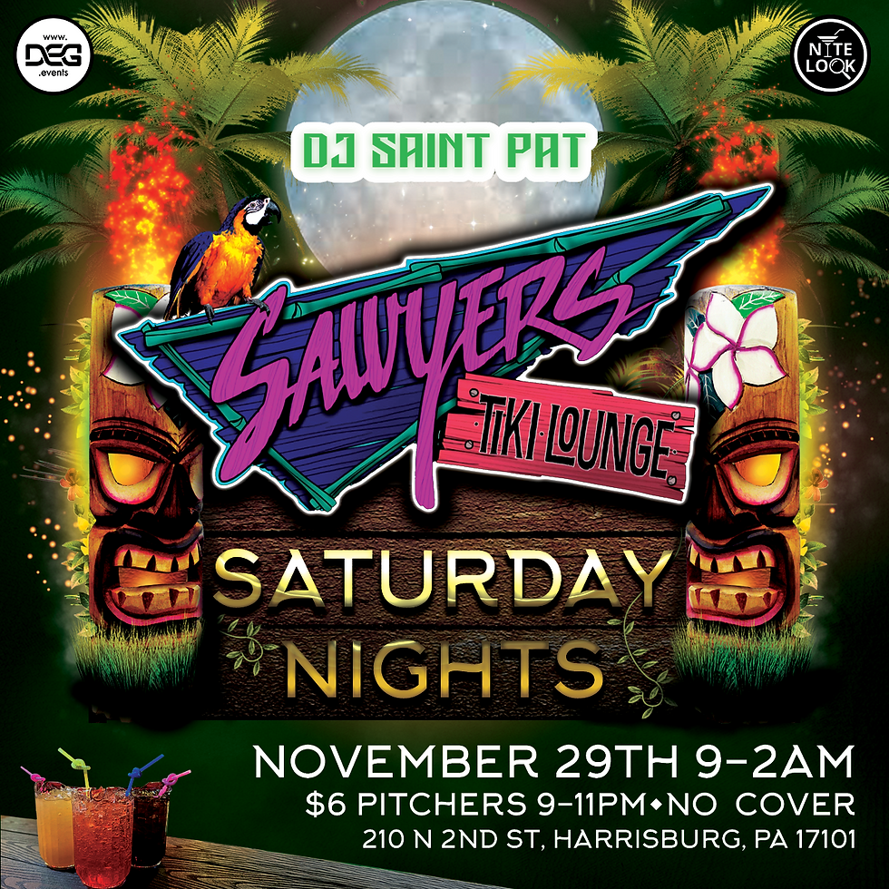 Sawyers Saturday Night Tiki Lounge