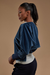 Pull réversible SEZA Bleu Glaz
Velours côtelé moyen