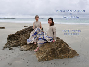 Nouvelle collection en collaboration NOLWENN FALIGOT x Aude Robin 100% lin peint