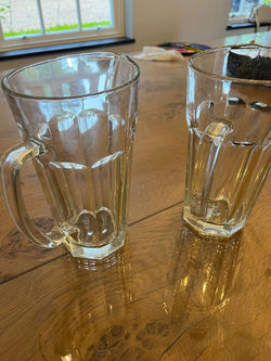 Glass Jugs x 2