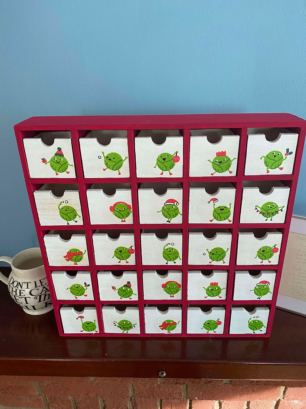 Thumbnail: Handmade Wooden Advent Calendar, 3 Designs