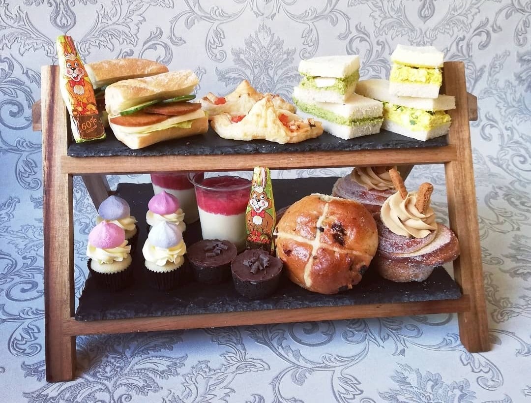 Arranged Food and Objects