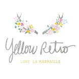 logo yellow retro