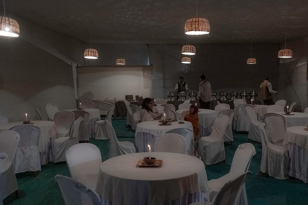 Temporary Dining space for the Film Festival