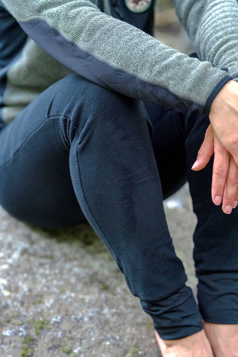 Thumbnail: Versa Outfitters Fleece Pant Knee Darts