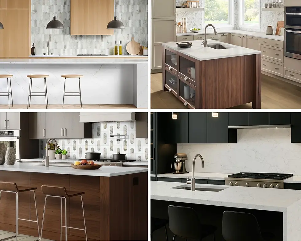 Color the Year Inspired Countertops with Coordinating Backsplash and Flooring Selections