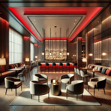 Mastering the Red Color Gradient in Bar Design: A Guide to Bold and Balanced Ambiance