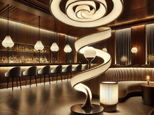05 Stunning Curl Lamp Designs to Elevate Your Bar Space