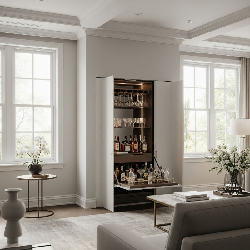 Dry Bar Cabinet Ideas