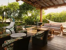 Creating a Year-Round Patio Lounge Using Commercial Cafe Design Secrets