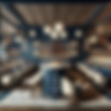 Unleash the Nautical Charm: Navy Blue and White Bar Design That Breaks All the Rules