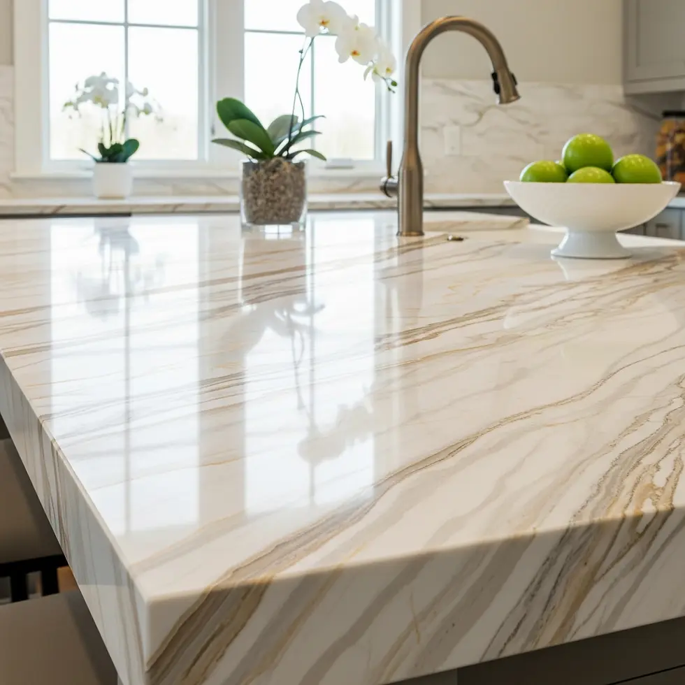 Taj Mahal Quartzite: A Rising Star in Kitchen Countertops