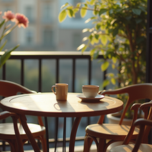 Transforming Small Spaces: The Art of Balcony Café Design