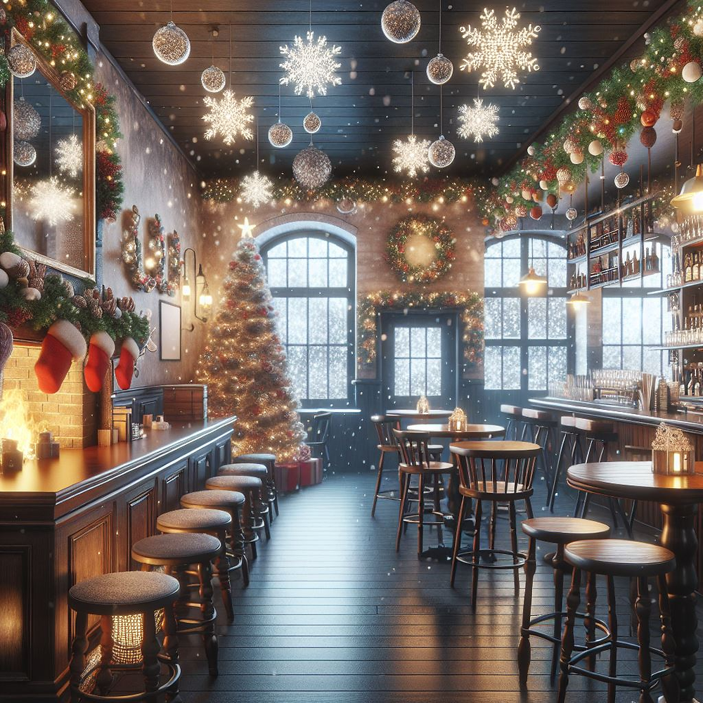 Create a Winter Wonderland Vibe for Your Bar – Seasonal Decor Ideas ...