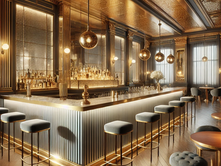 Stunning Metallic Accents Transforming Bar Design in 2025: The New Gold Standard