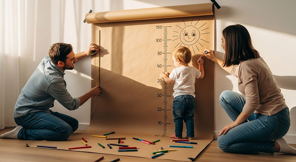How to Create a Family Height Timeline with Sketches and Doodles