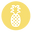 Pineapple Icon - Yellow