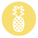 Icono de piña - Amarillo