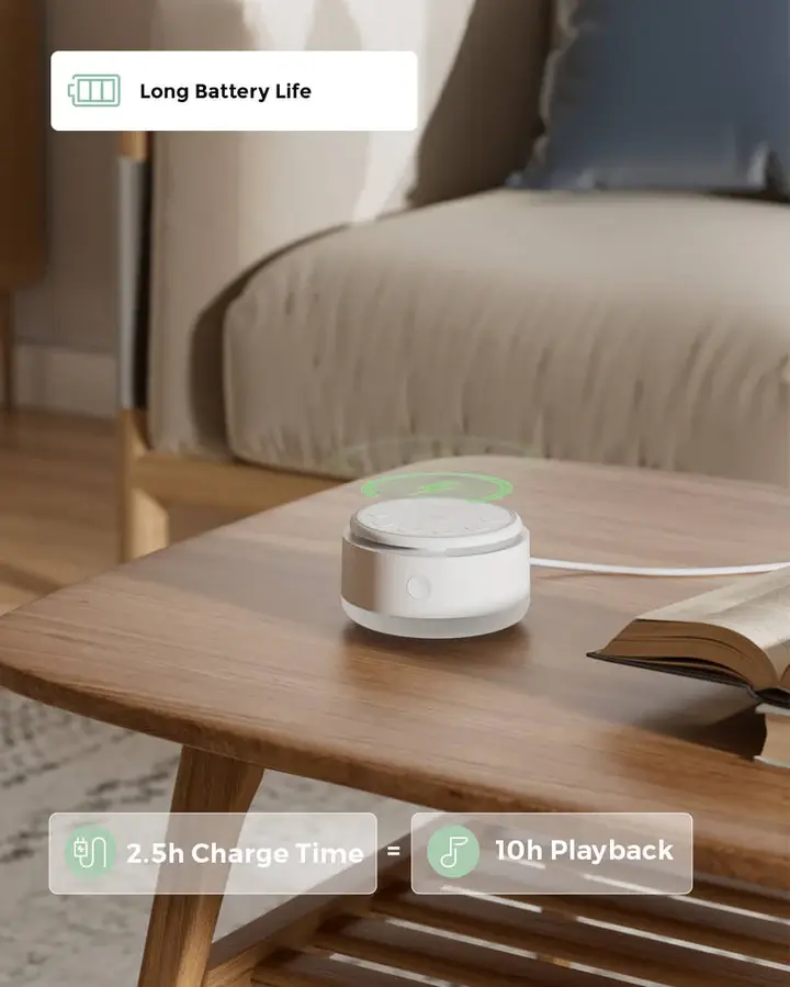 Thumbnail: Momcozy - Portable Baby Sound Machine - Long Battery Life