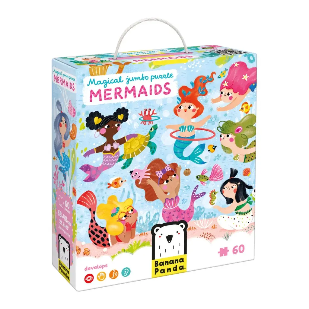 Banana Panda- Magical Jumbo Puzzle Mermaids 4+